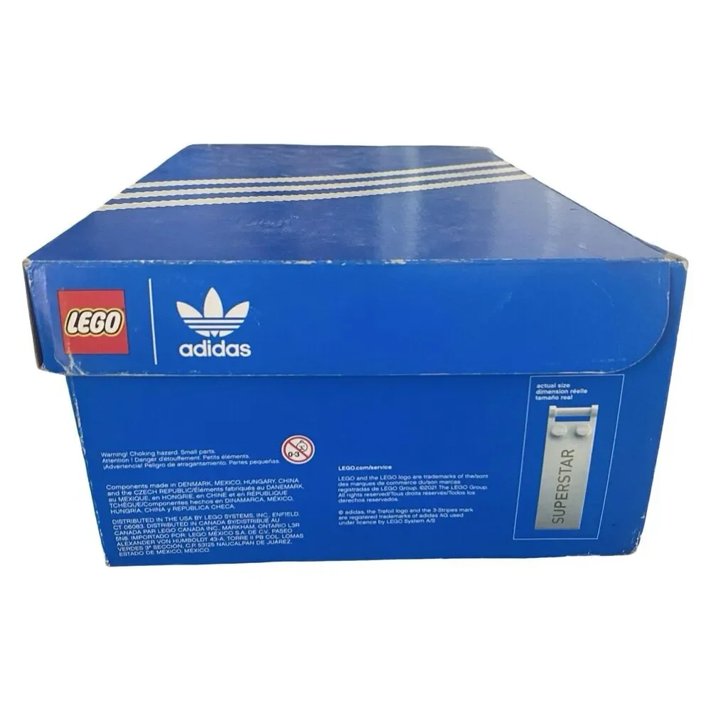 LEGO Icons: Adidas Originals Superstar (10282) Complete *Damaged Box - READ